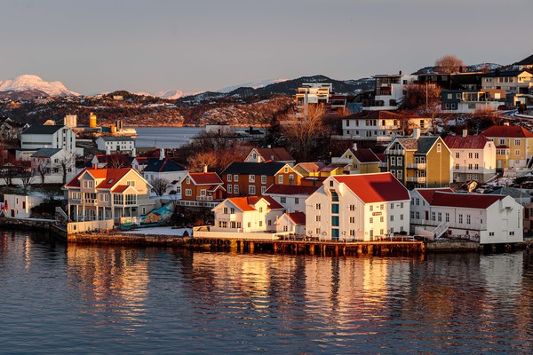 Kristiansund Dusk,  Norway  Picture Board by Wendy Williams CPAGB