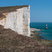 Buy canvas prints of Beachy Head Lighthouse by Wendy Williams CPAGB