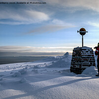 Buy canvas prints of Photographer at North Cape,  Norway by Wendy Williams CPAGB