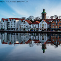Buy canvas prints of Stavanger Harbour by Wendy Williams CPAGB