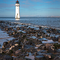 Buy canvas prints of Perch Rock Lighthouse by Wendy Williams CPAGB
