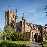 Buy canvas prints of Priory Church Leominster by Wendy Williams CPAGB
