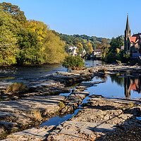 Buy canvas prints of River Dee Llangollen by Wendy Williams CPAGB
