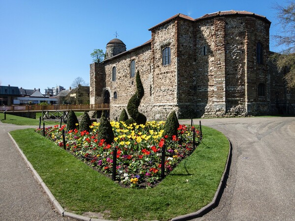Colchester Castle Picture Board by Wendy Williams CPAGB