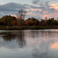 Buy canvas prints of Nantwich Lake at Dusk by Wendy Williams CPAGB