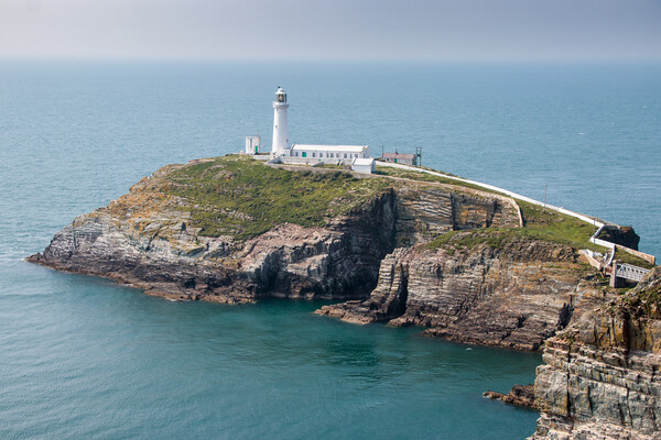 South Stack Lighthouse Picture Board by Wendy Williams CPAGB