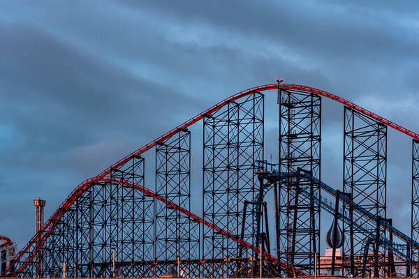The Big One, Blackpool Picture Board by Wendy Williams CPAGB
