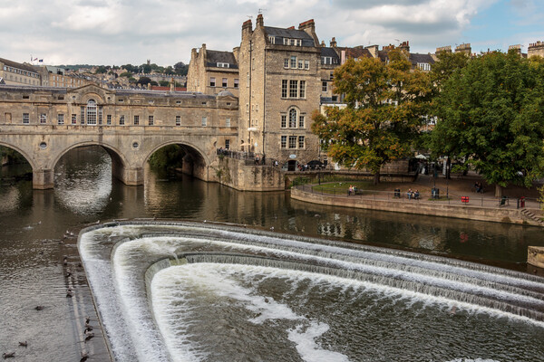 Pulteney Bridge by Day Picture Board by Wendy Williams CPAGB
