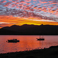 Buy canvas prints of Te Anau Sunset by Wendy Williams CPAGB