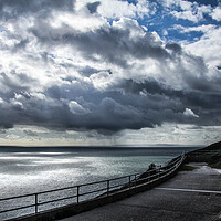 Buy canvas prints of Alum Bay Storm Clouds by Wendy Williams CPAGB
