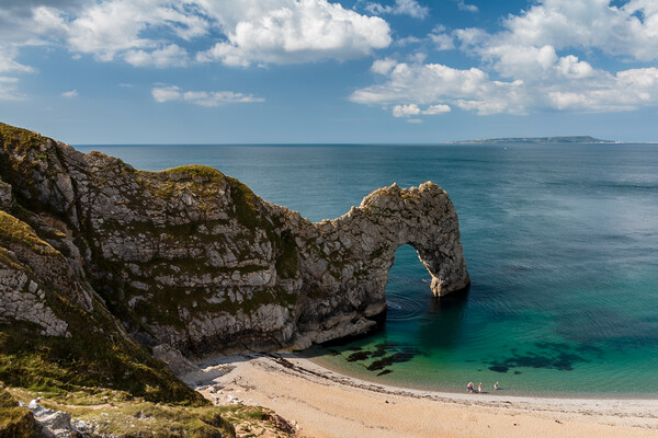 Bright day at Durdle Door Picture Board by Wendy Williams CPAGB