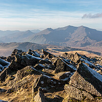 Buy canvas prints of Frost on Moel Siabod by Wendy Williams CPAGB