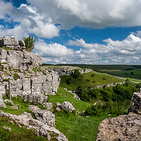 Buy canvas prints of Majestic Limestone Outcrop by Wendy Williams CPAGB