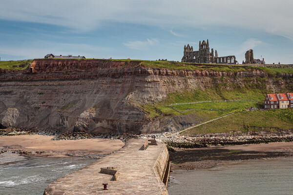 Majestic Whitby Harbour Picture Board by Wendy Williams CPAGB