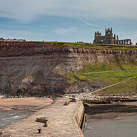 Buy canvas prints of Majestic Whitby Harbour by Wendy Williams CPAGB