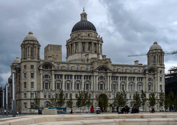 Majestic Liverpool Waterfront Picture Board by Wendy Williams CPAGB