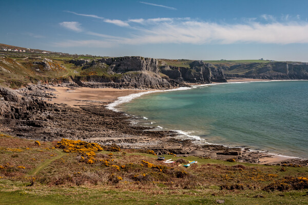 Fall Bay , Gower Picture Board by Wendy Williams CPAGB