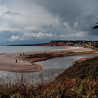 Buy canvas prints of Heatherstrewn Otterton Ledge by Wendy Williams CPAGB