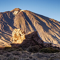 Buy canvas prints of Majestic Mount Teide at Sunset by Wendy Williams CPAGB