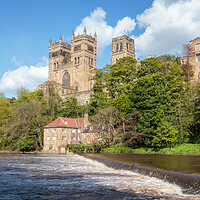 Buy canvas prints of The Heavenly Durham Cathedral by Wendy Williams CPAGB