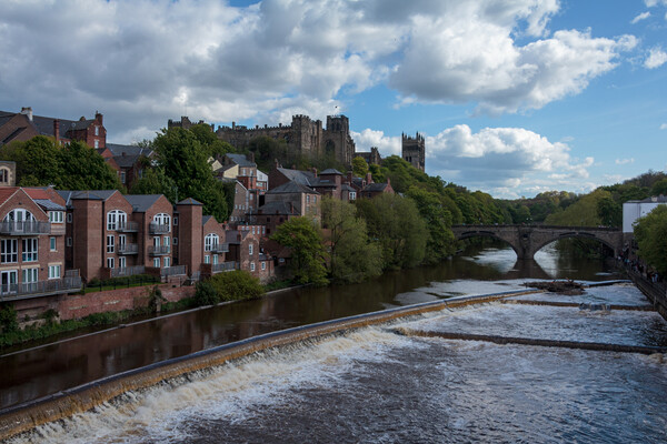 Majestic Durham Weir Picture Board by Wendy Williams CPAGB