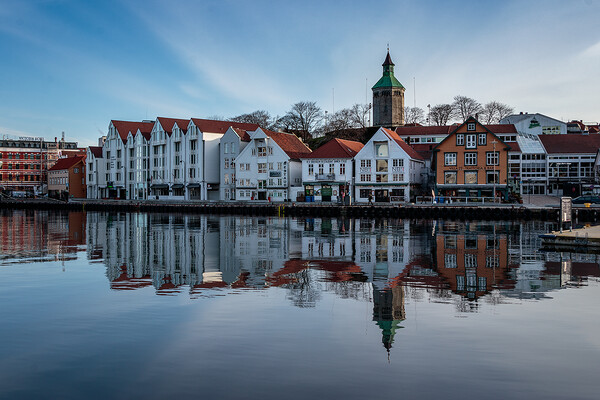 Serene Reflections of Stavanger Picture Board by Wendy Williams CPAGB