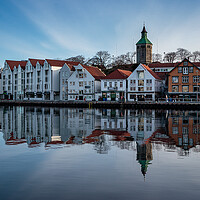 Buy canvas prints of Serene Reflections of Stavanger by Wendy Williams CPAGB