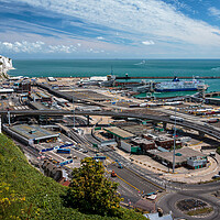 Buy canvas prints of Majestic Dover Port by Wendy Williams CPAGB