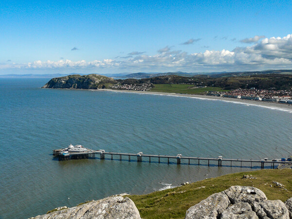 Llandudno from the Great Orme Picture Board by Wendy Williams CPAGB