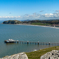 Buy canvas prints of Llandudno from the Great Orme by Wendy Williams CPAGB