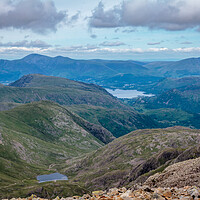 Buy canvas prints of View from Scafell Pike by Wendy Williams CPAGB