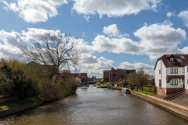 River Avon, Tewkesbury Picture Board by Wendy Williams CPAGB