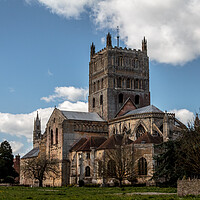 Buy canvas prints of Tewkesbury Abbey by Wendy Williams CPAGB