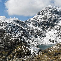 Buy canvas prints of Snowdon Summit from the Pyg Track by Wendy Williams CPAGB