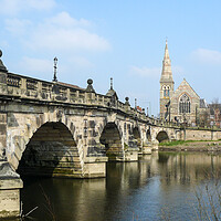 Buy canvas prints of English Bridge, Shrewsbury by Wendy Williams CPAGB