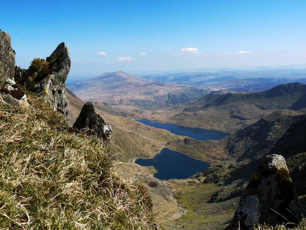 Heart Shaped Lakes of Snowdonia Picture Board by Wendy Williams CPAGB