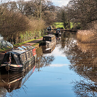 Buy canvas prints of Beautiful Day on The Shroppie by Wendy Williams CPAGB