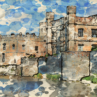 Buy canvas prints of Leeds Castle -01 by Paul Stevens
