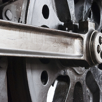 Buy canvas prints of Steam train wheel by Paul Stevens