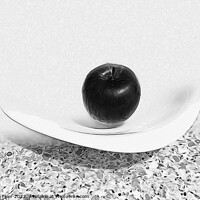 Buy canvas prints of Gray shades apple by Marinela Feier