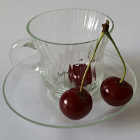 Buy canvas prints of  Cherries in a cup     by Marinela Feier