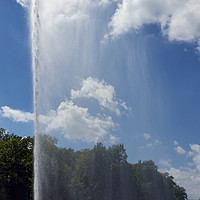 Buy canvas prints of curtain on lake by Marinela Feier