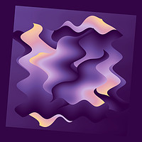 Buy canvas prints of Purple waves by Marinela Feier
