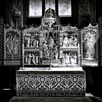 Buy canvas prints of Altar at lichfield cathedral by leonard alexander