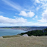 Buy canvas prints of The summit of The Great Orme by leonard alexander