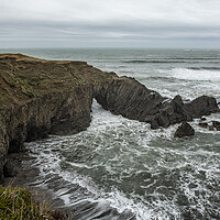 Buy canvas prints of The Sea from Otter's Point by Belinda Greb
