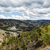 Buy canvas prints of  Overlooking Yellowstone River by Belinda Greb