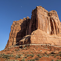 Buy canvas prints of Courthouse Towers - Arches National Park by Belinda Greb