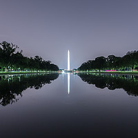 Buy canvas prints of Washington Memorial from the Lincoln Memorial No.  by Belinda Greb