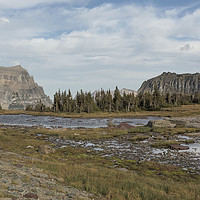 Buy canvas prints of Mt Reynolds and Heavy Runner from Logan Pass by Belinda Greb
